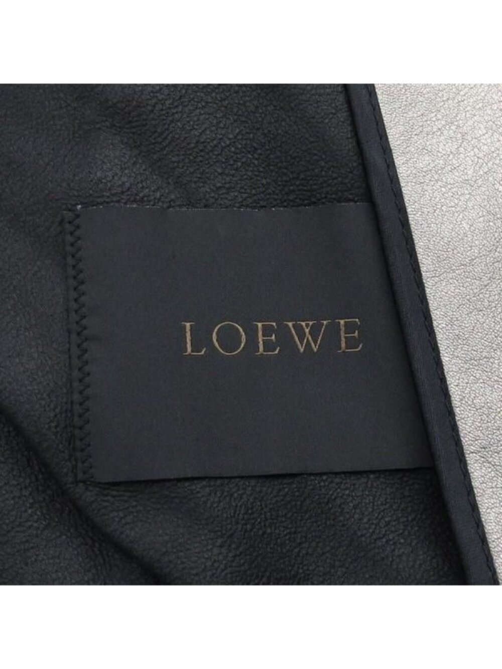 Loewe Leather Jacket Gray 38 - Picture 10 of 10